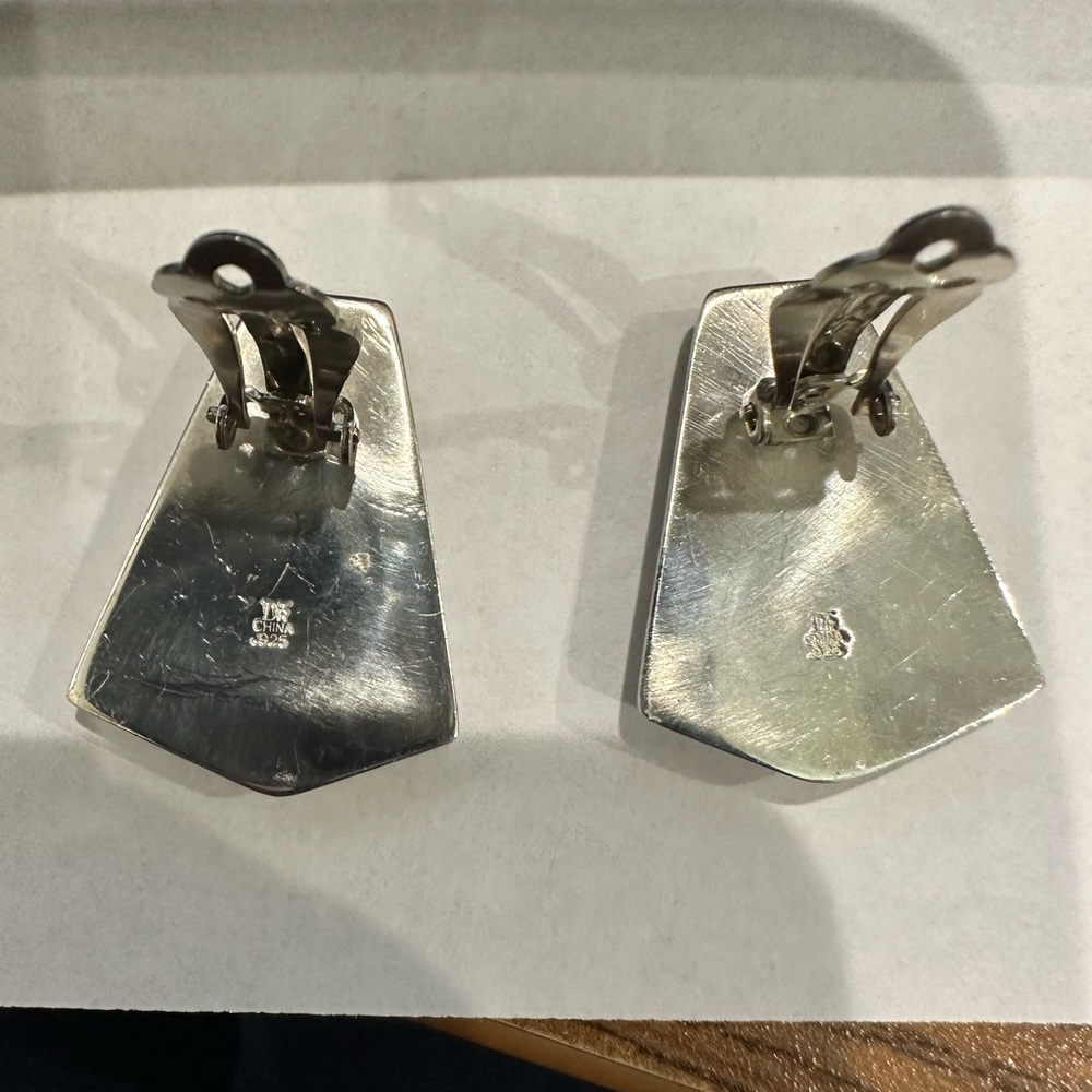 Dtr china earrings ss 925 mother of Pearl - Picture 3 of 8